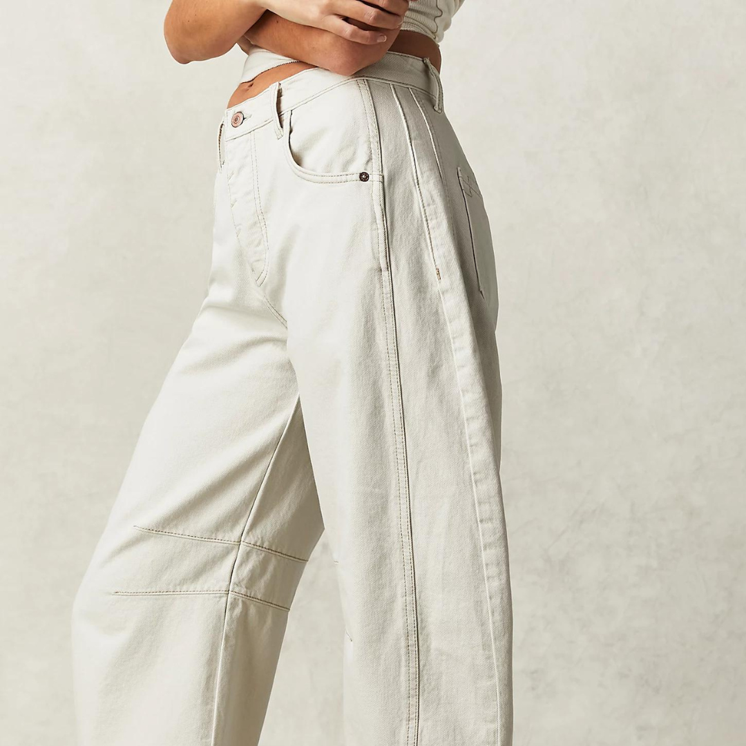 Solenn | Comfortabele jeans met wijde pijpen