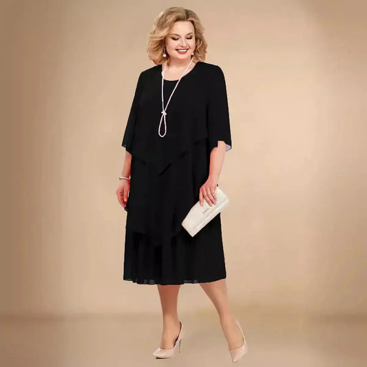 Naomi | Elegante Jurk (Grote Maten)