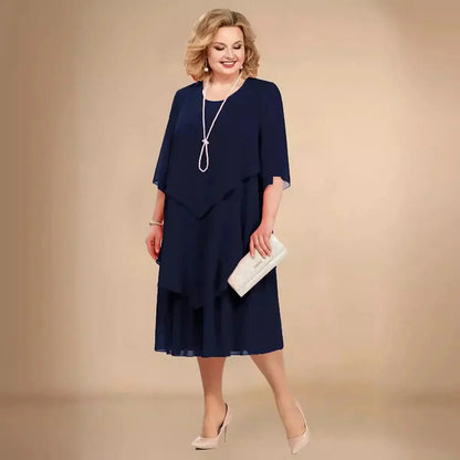 Naomi | Elegante Jurk (Grote Maten)