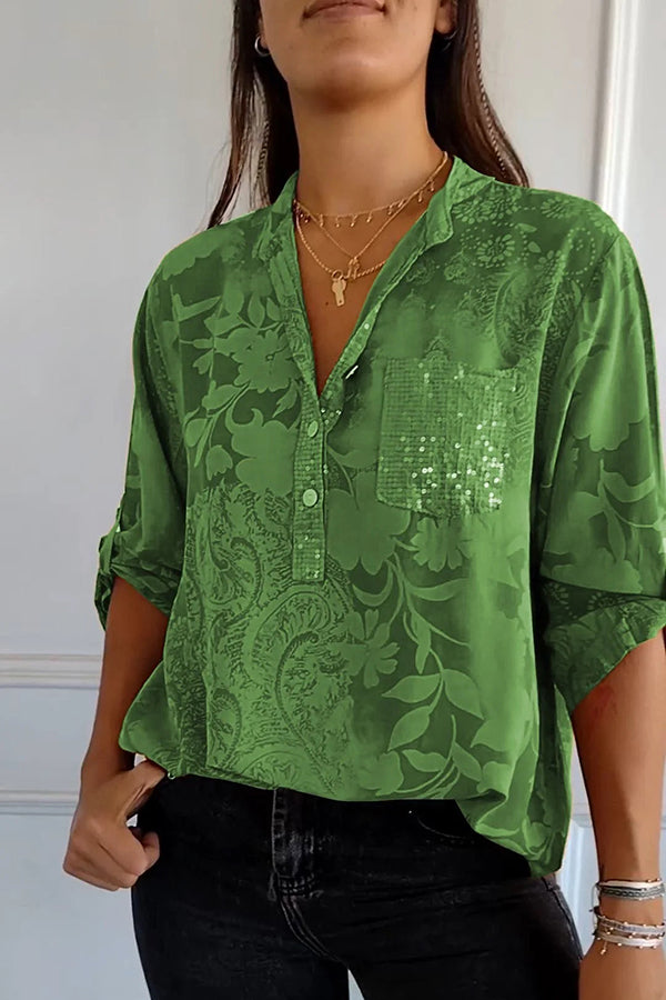 Ally | Elegante Pailletten Top