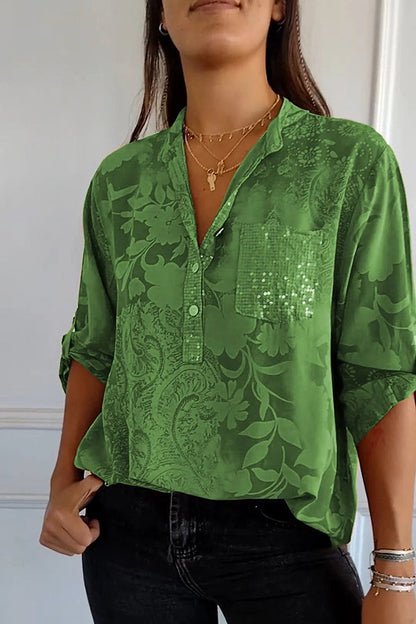 Ally | Elegante Pailletten Top