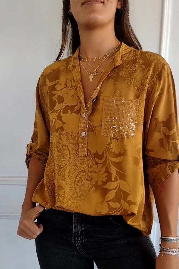 Ally | Elegante Pailletten Top