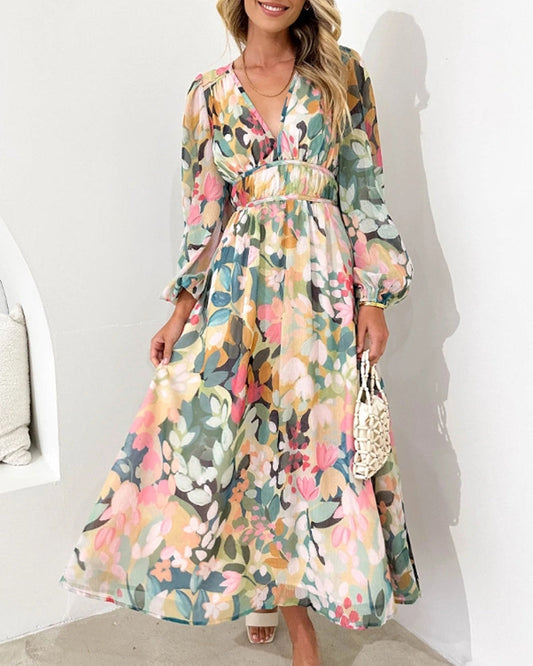 Emerie | Lange boho jurk