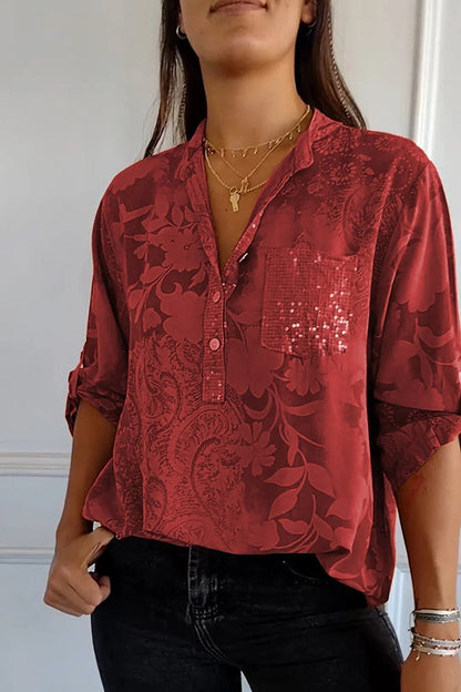 Ally | Elegante Pailletten Top