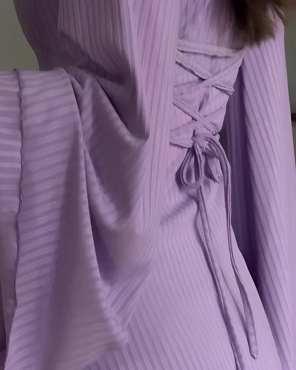 Gracelyn | Lange jurk in elegante brei
