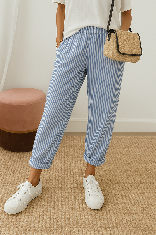 Mila |  Gestreepte broek