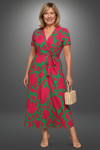 Ailyn™ | Zomerjurk met bloemenprint