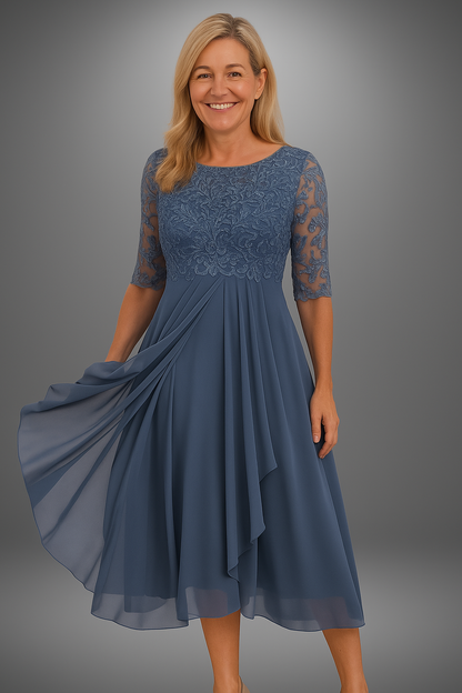 Belle™ | Handgemaakte elegante kanten jurk
