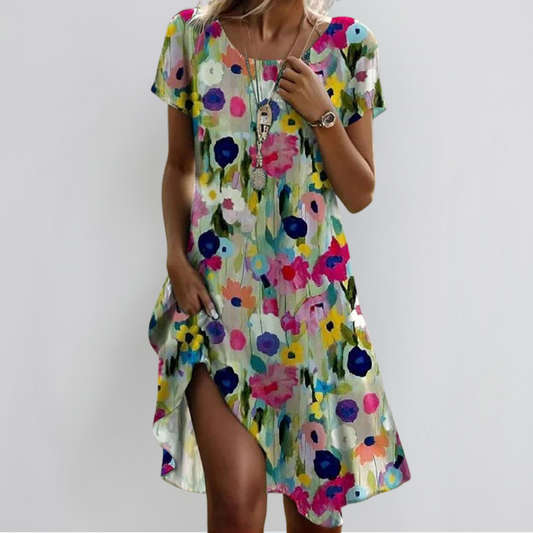 Eliska | Elegante Bloemenjurk
