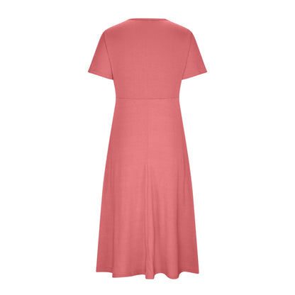 Mirella™ | Stijlvolle V-hals Jurk
