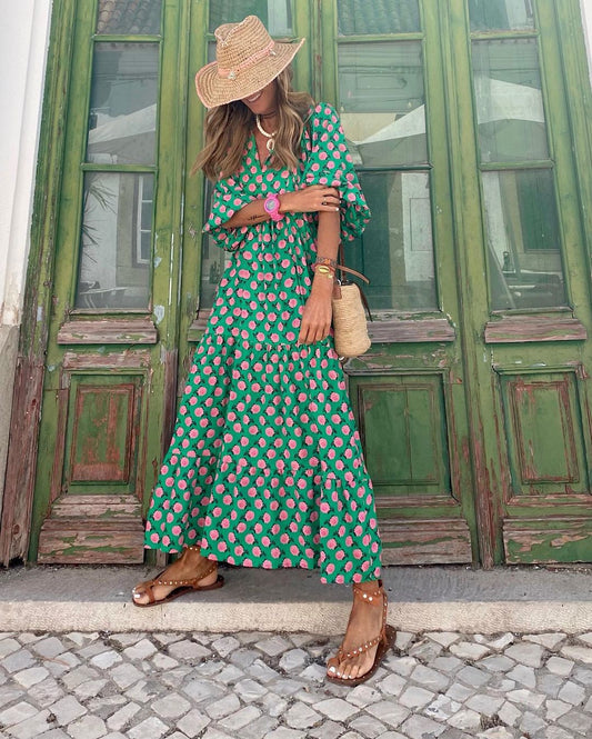 Fleur | Boho Maxikleed