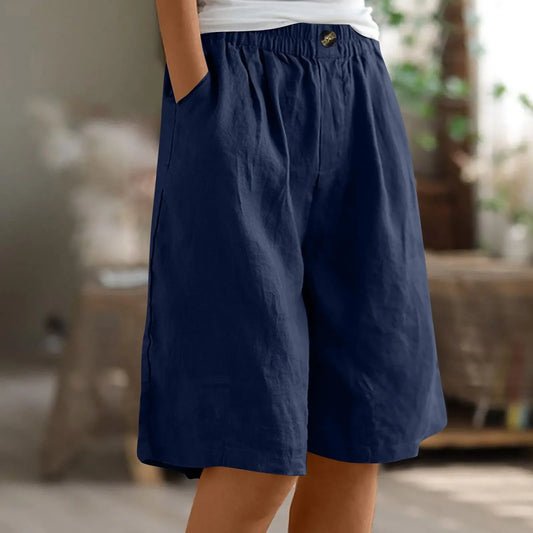 Leona | Comfortabele shorts met elastische tailleband en zak