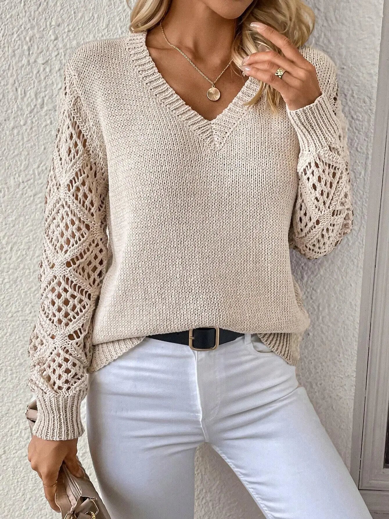 Daisy | Trui met v-hals