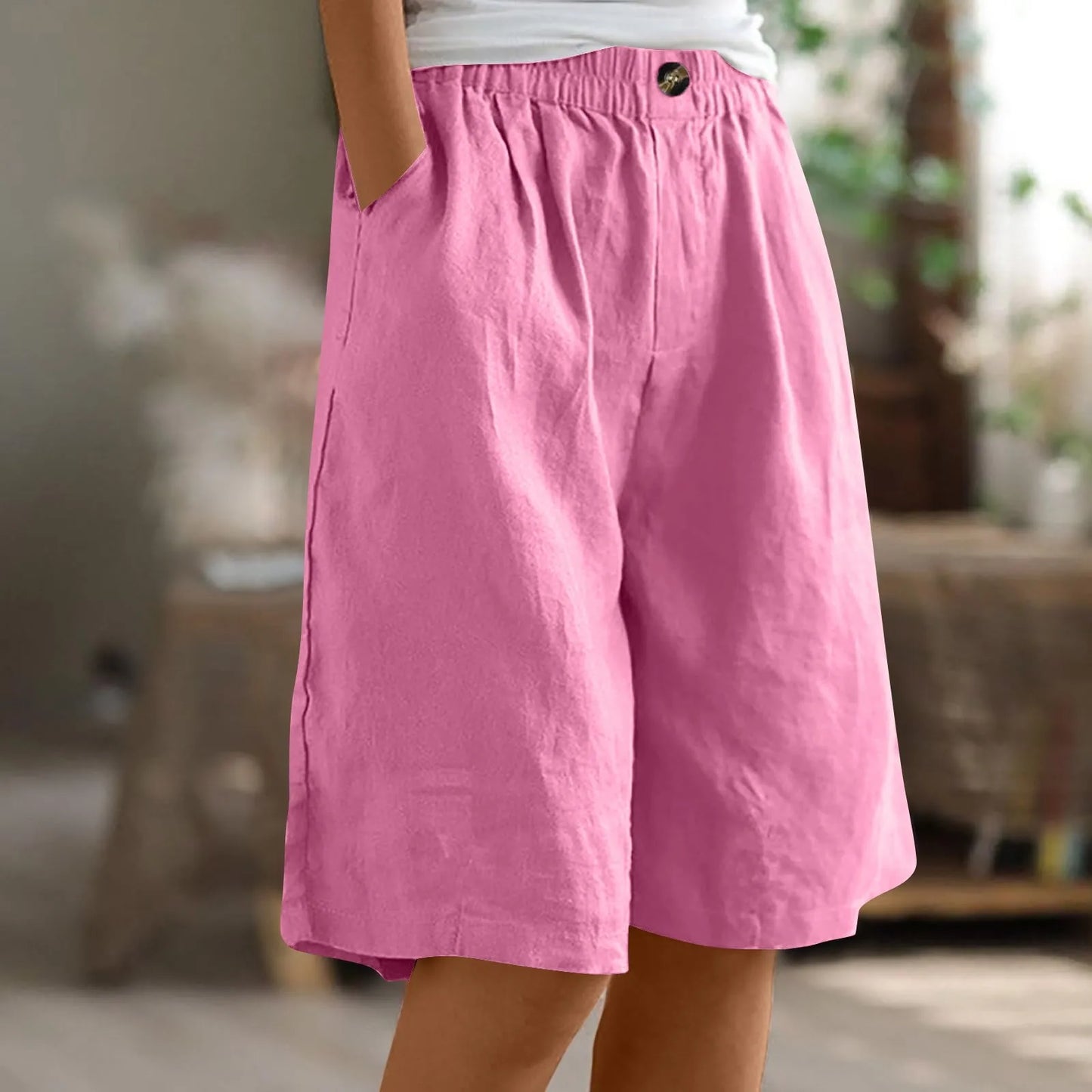 Leona | Comfortabele shorts met elastische tailleband en zak