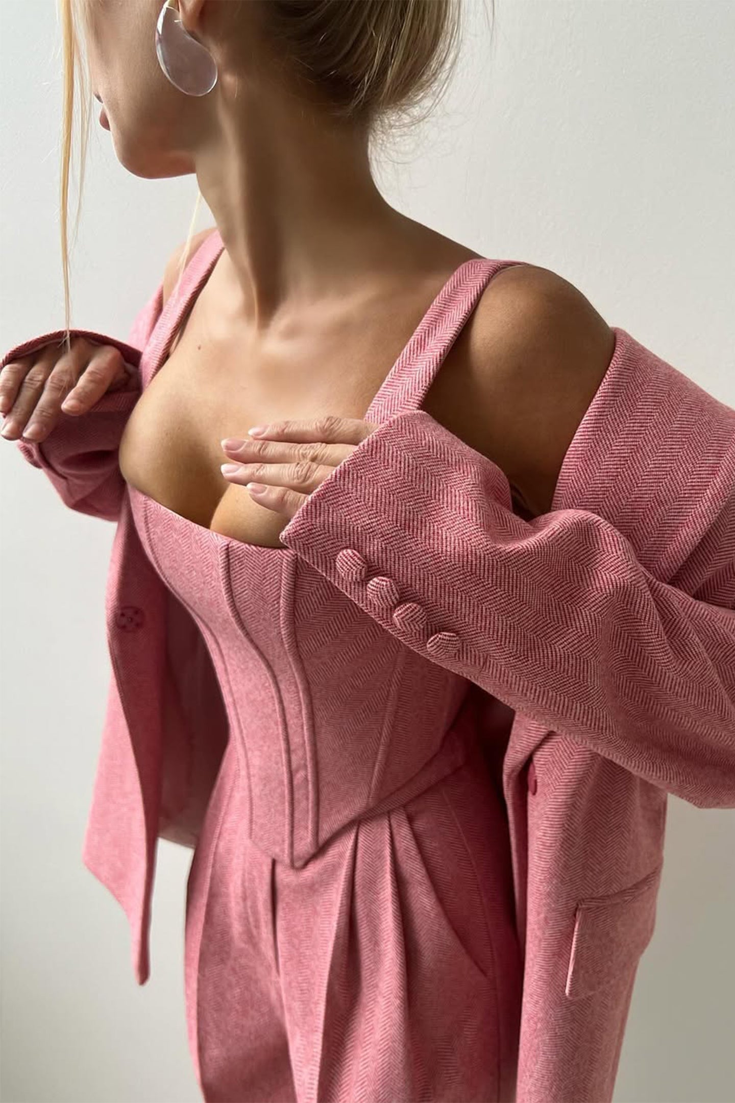 Daniella™ Set | Luxe 2-Delig Set met Gratis Dubbelrijige Blazer