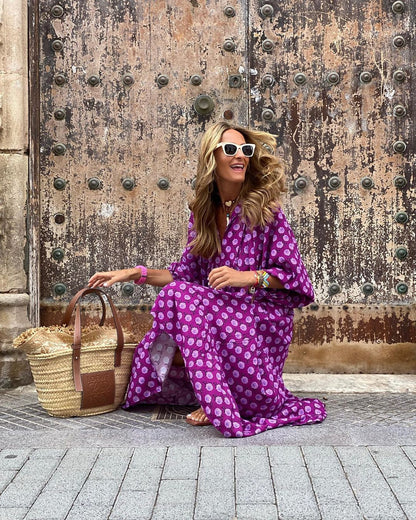 Fleur | Boho Maxikleed