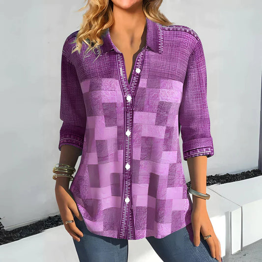 Eleanor | Tijdloze Geruite Blouse