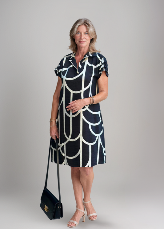 Anneliese™ | Polokleed met grafische print