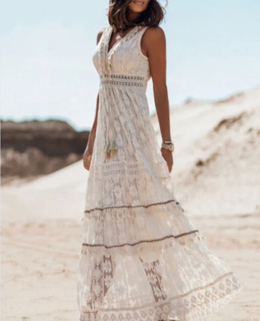Nina | Luxe Boho-jurk (Bijna uitverkocht)