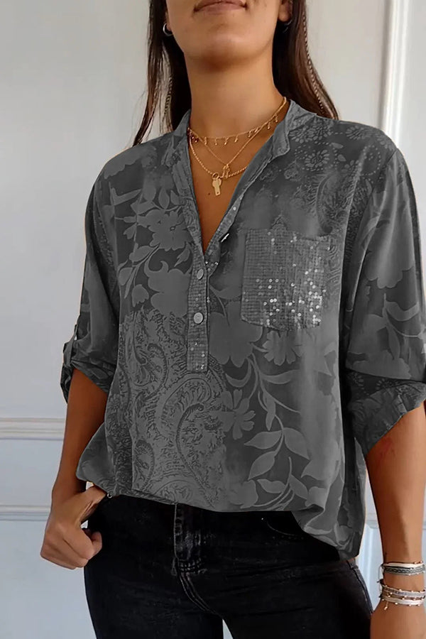 Ally | Elegante Pailletten Top