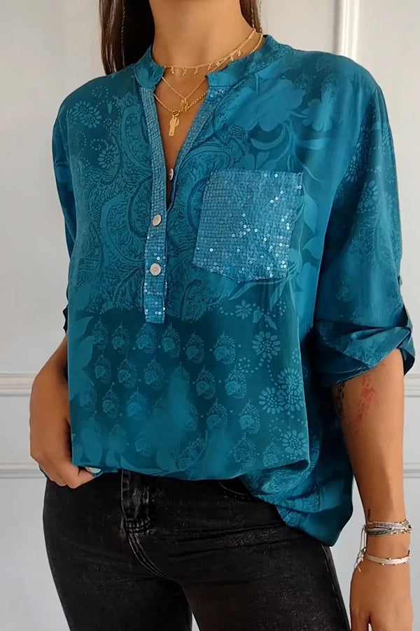 Ally | Elegante Pailletten Top