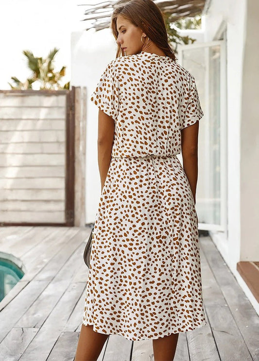 Dalia | V-hals jurk