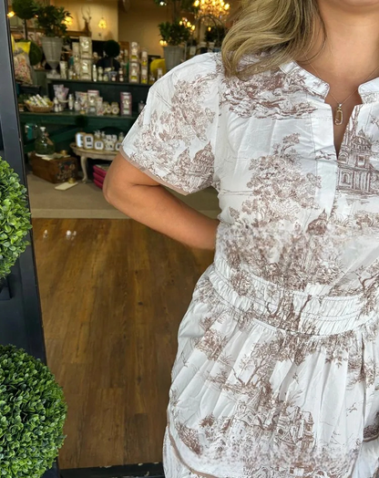 Isabela™ | Jurk met Ronde Hals