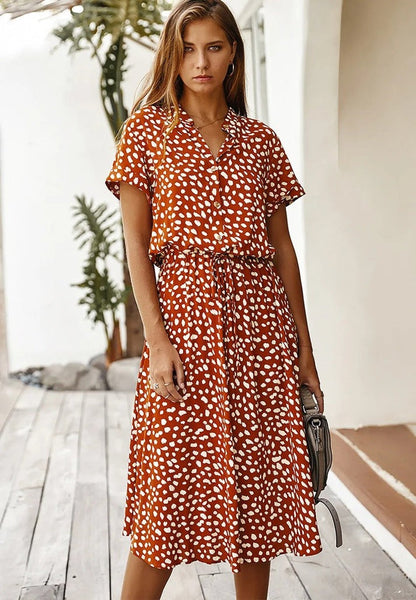 Dalia | V-hals jurk