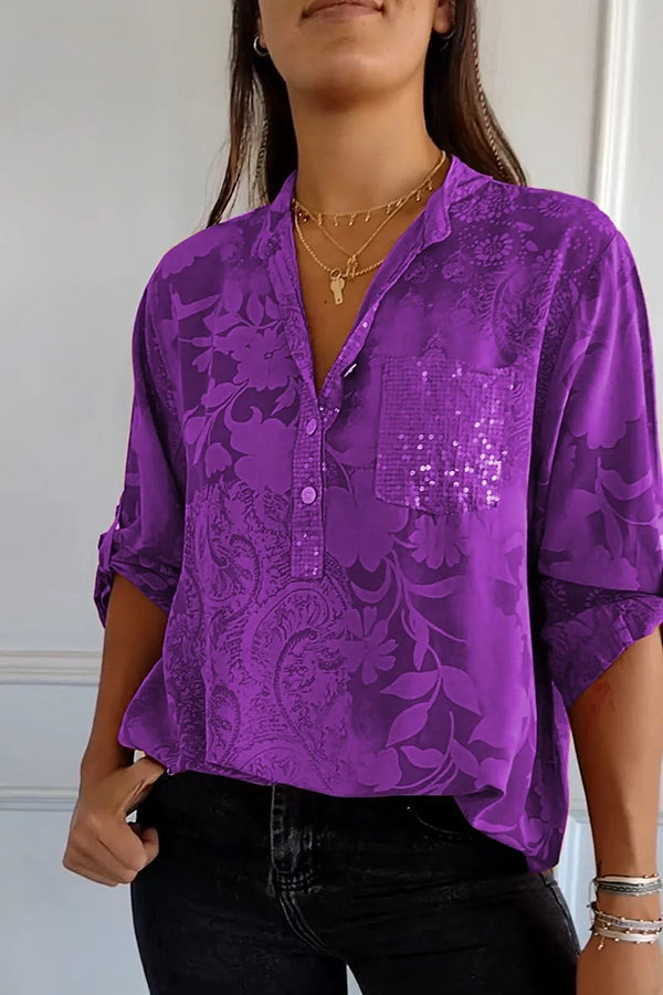 Ally | Elegante Pailletten Top