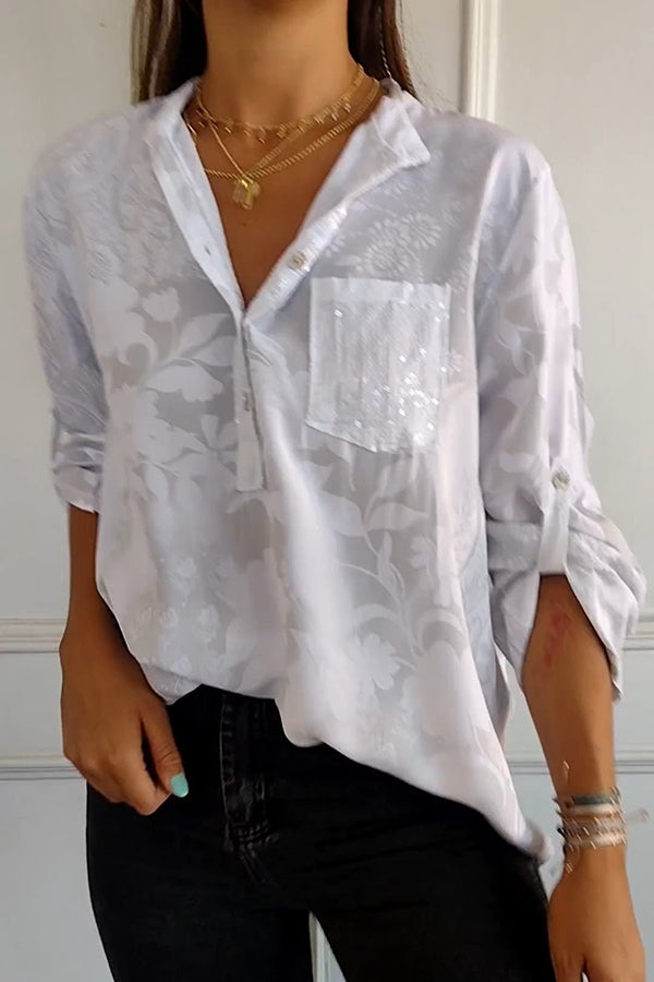 Ally | Elegante Pailletten Top