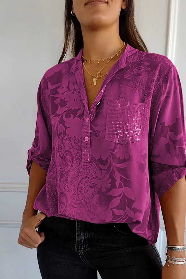 Ally | Elegante Pailletten Top
