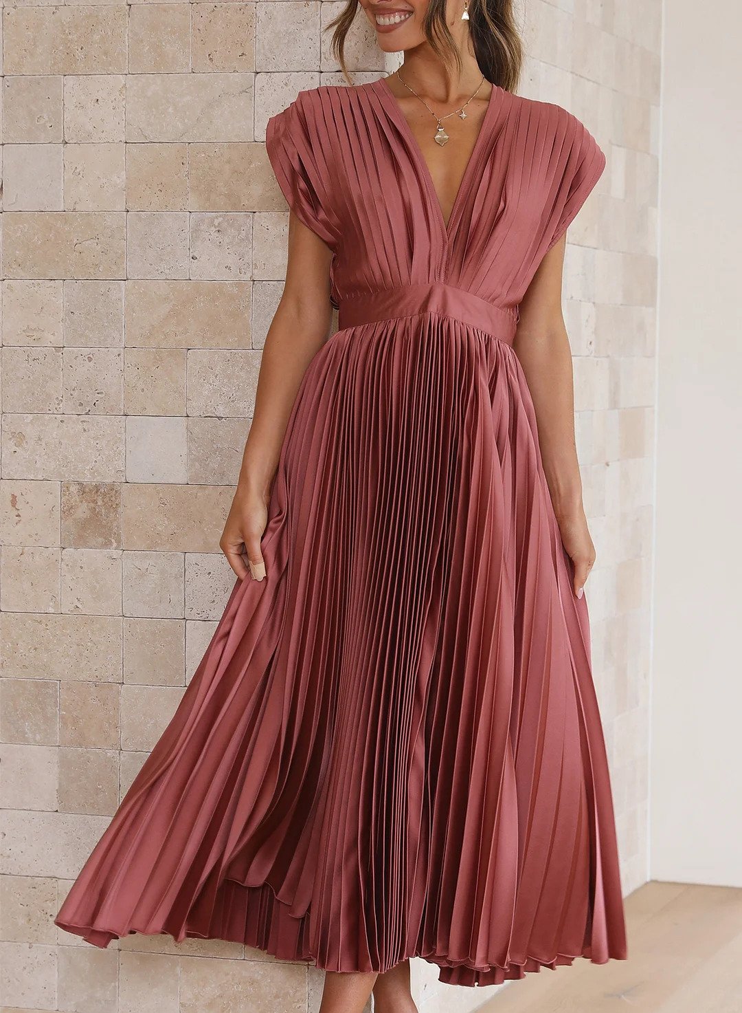 Rachel | Lange jurk