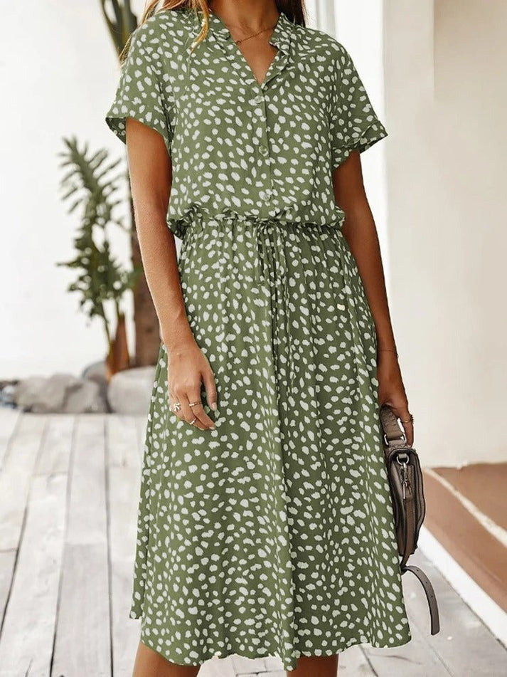 Dalia | V-hals jurk