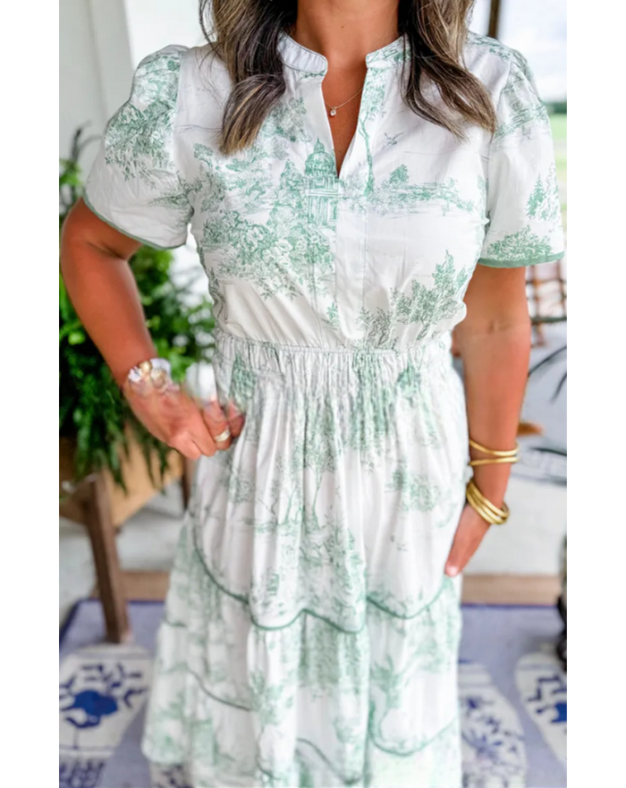 Isabela™ | Jurk met Ronde Hals