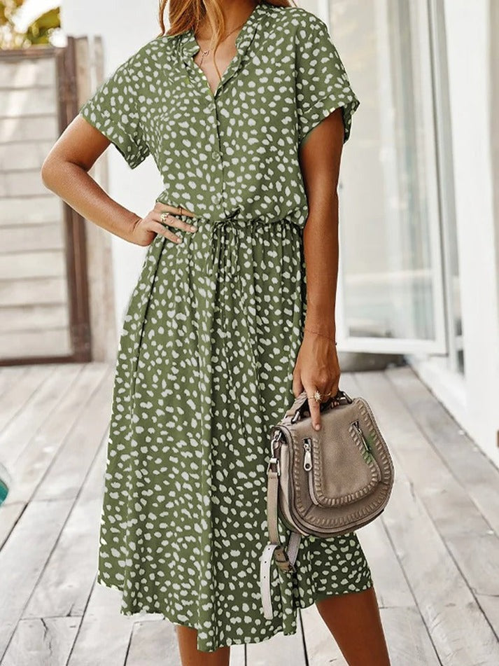 Dalia | V-hals jurk
