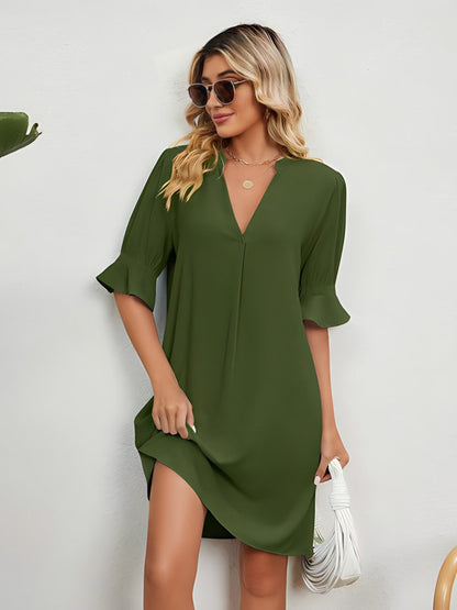 Madilyn | Zomerjurk met V-hals