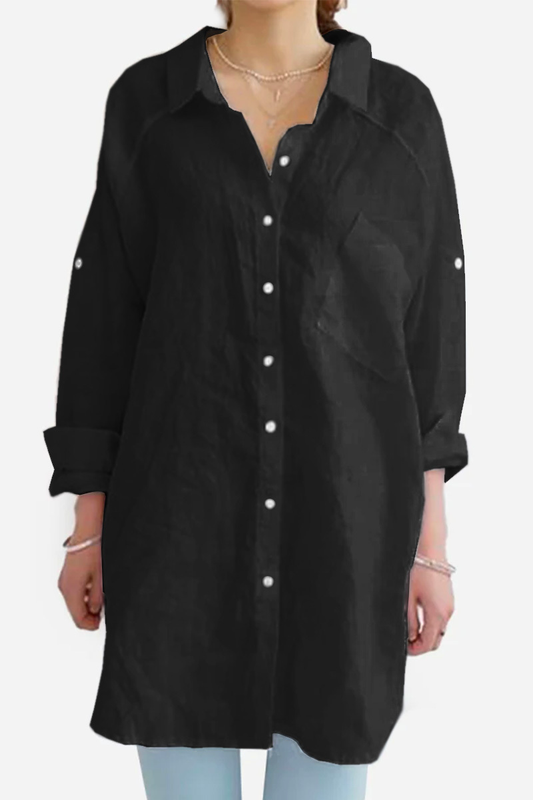 Florence | Dames Oversized Linnen Shirt