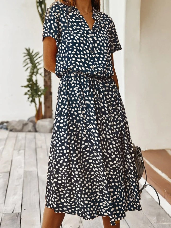 Dalia | V-hals jurk