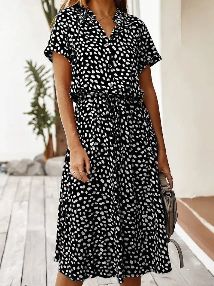 Dalia | V-hals jurk