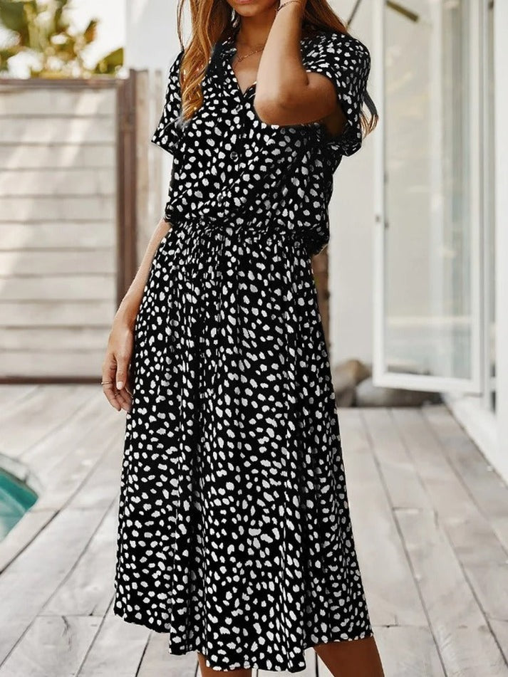 Dalia | V-hals jurk