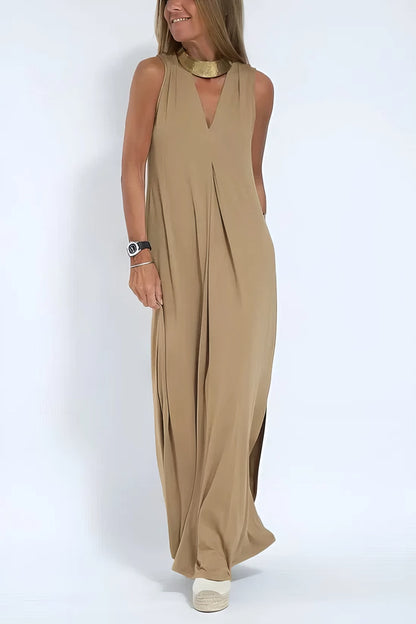 Lieve | Elegante Lange Jurk + Gratis Bijpassende Cardigan